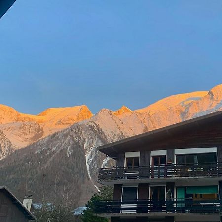 Les Dryades - Renove - Balcon Avec Vue Mt Blanc Les Houches Exteriör bild