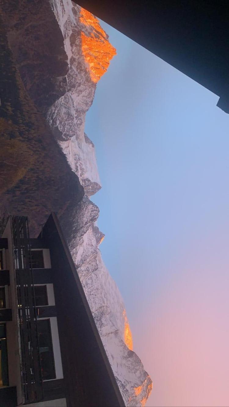 Les Dryades - Renove - Balcon Avec Vue Mt Blanc Les Houches Exteriör bild